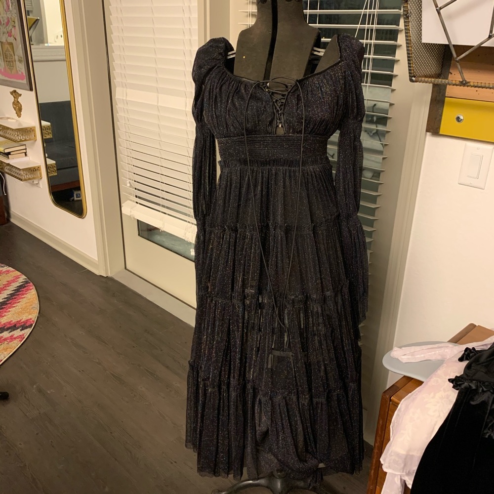 Gunne Sax Style Boho Dress